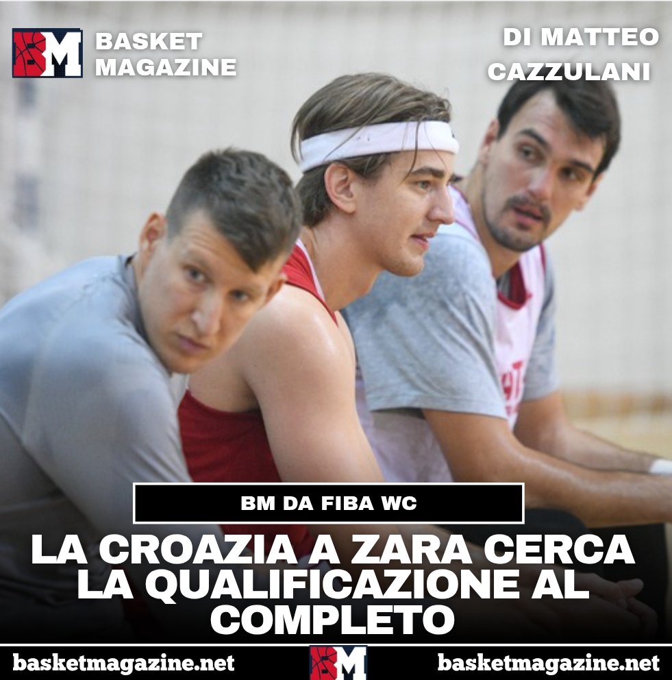 MatteoCazzulani's tweet photo. 🔍🏀
La Croazia al completo cercherà la qualificazione ai mondiali partendo da una partita cruciale alla Krešimir Ćosić Arena di Zara.
Ne ho scritto su ‘Basket Magazine' 👇
https://t.co/i0qtwLbWJ9
#FIBAWC #WCQualifiers #hrvatskareprezentacija #hks #Zadar https://t.co/W2mHMhozAn