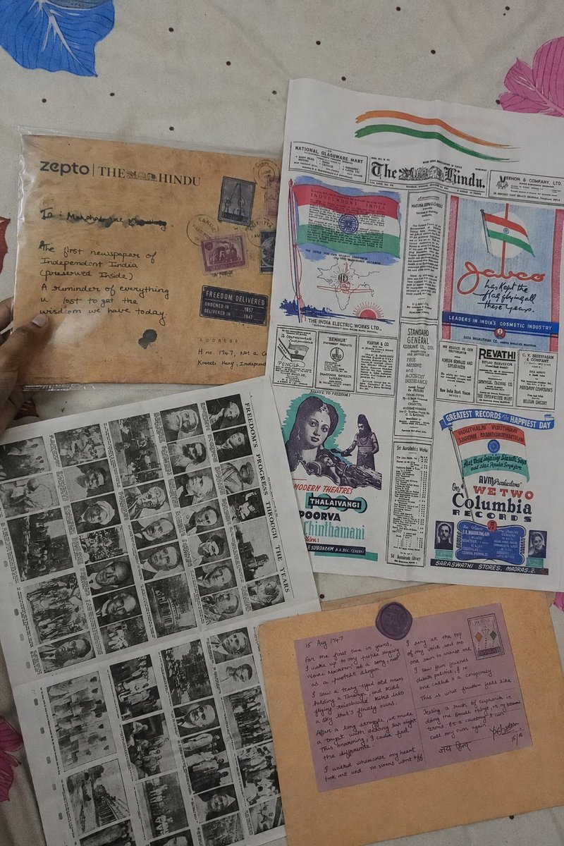 _gaurav_01's tweet photo. Bought a 1947 newspaper and actually read it cover to cover.Kinda wild how the same political party/organisations that are today running a full-time “deshbhakti certificate distribution centre” barely had a footnote in the freedom struggle. #independenceday🇮🇳 #15August https://t.co/ylty4VFTqP