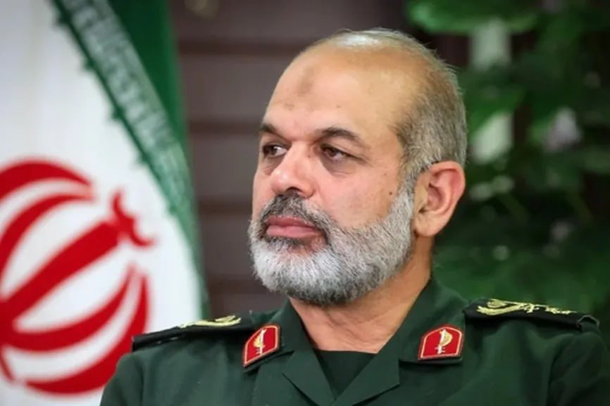 PressTV's tweet photo. IRGC Commander Major General Ahmad Vahidi, in a message thanking the Islamic fighters for six months of jihad, emphasized: “Through successful offensive and defensive operations under heavy fire, you brought the most heavily armed army in history to its knees.” https://t.co/NN0hTLhZVa