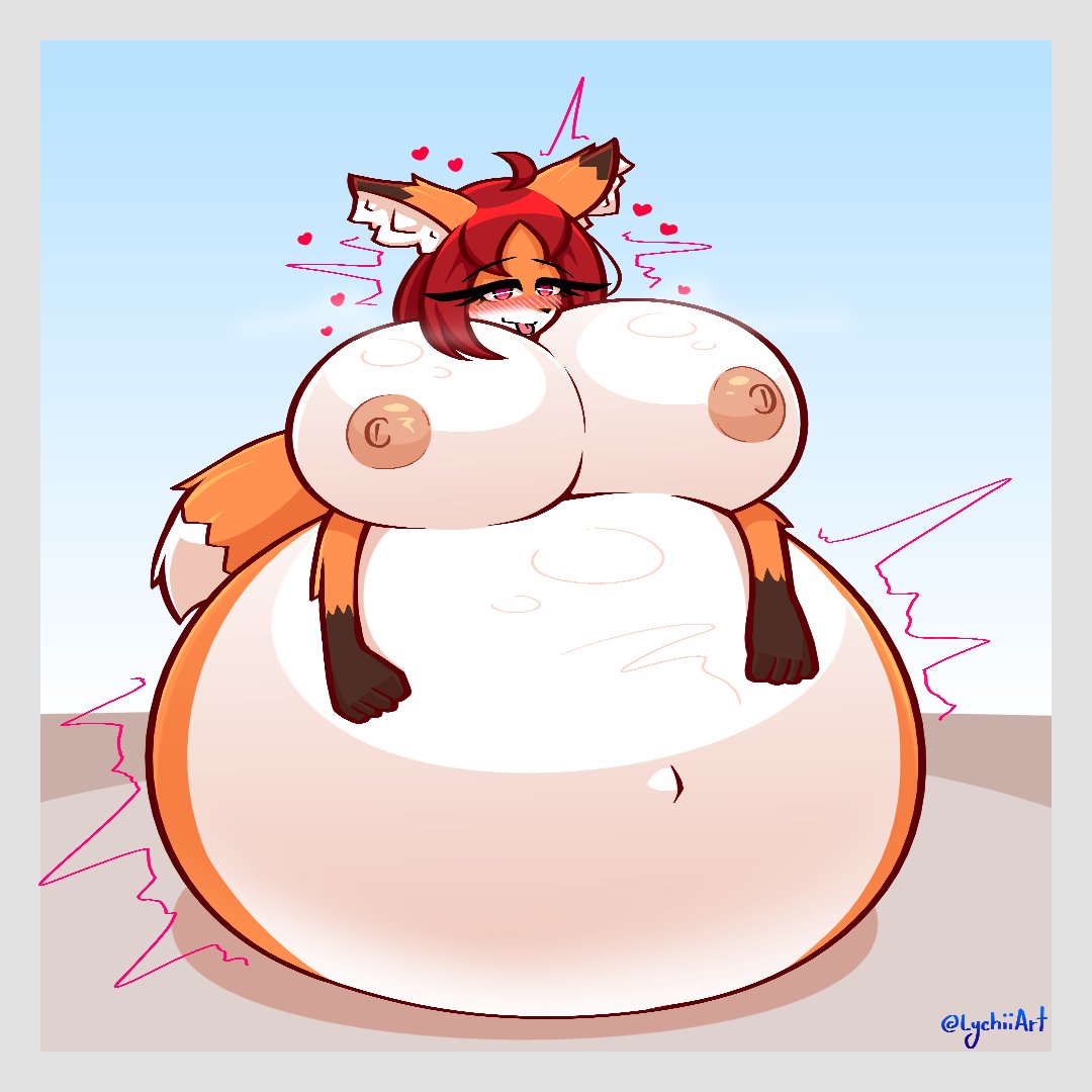 LychiiArt's tweet photo. Maybe this fox blimp was caged up for a good reason, although she does make a good offer... https://t.co/FEPnySK08N