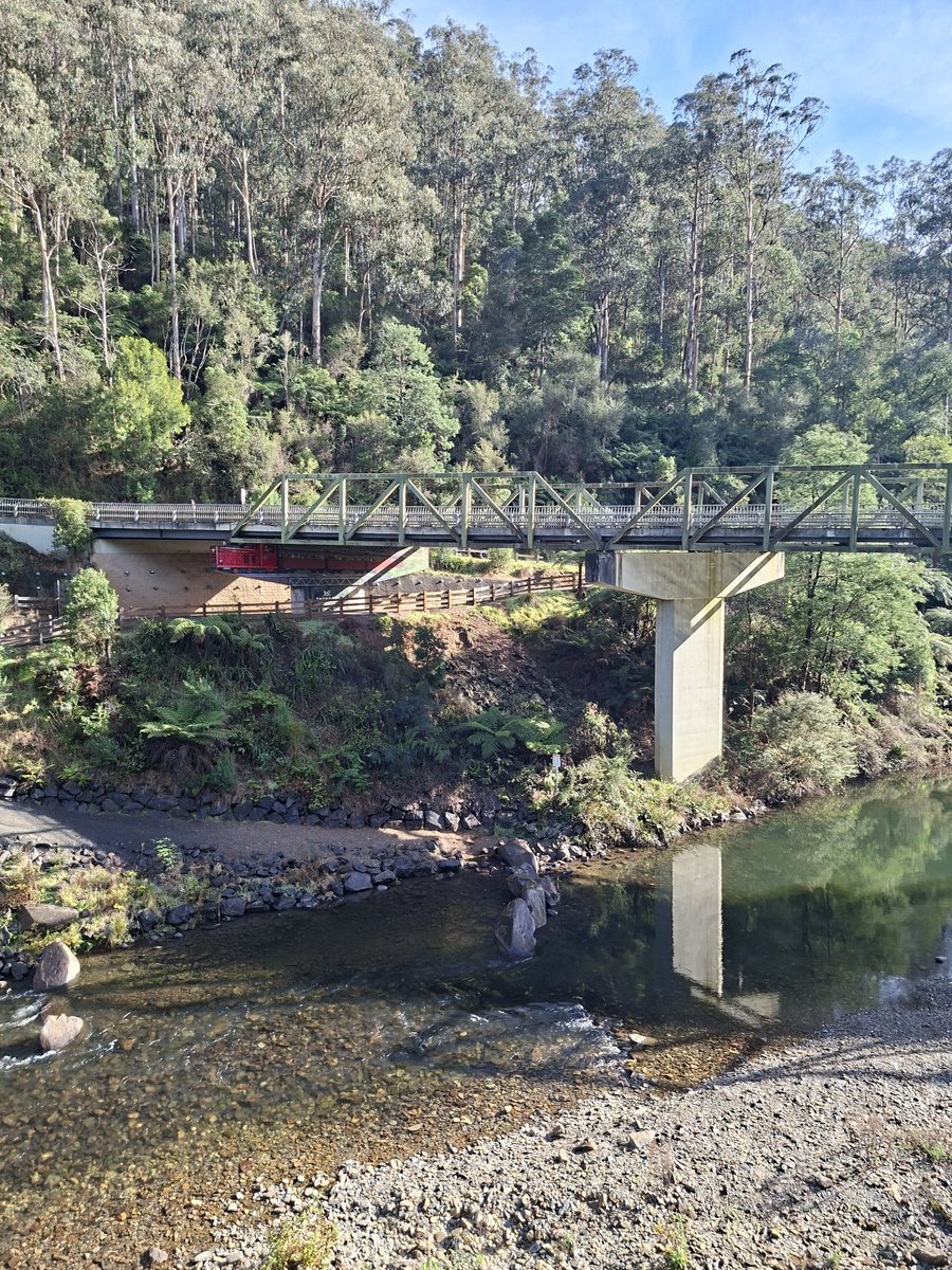 jiannn9's tweet photo. #Train ride  #Walhalla #Goldfields #Railway through the spectacular Stringers Creek Gorge. Experience the railway,  spectacular Stringers Creek Gorge with stunning views, fresh mountain air &amp; history of our historic railway line.#family bonding #2026 https://t.co/UjT3tVOBOJ