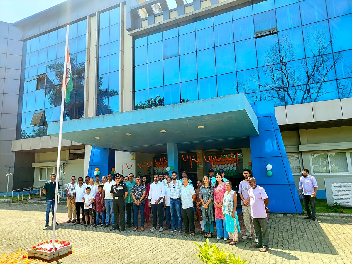stpiguwahati's tweet photo. #STPIINDIA Guwahati proudly celebrated the 80th Independence Day of India with great enthusiasm, patriotic spirit and a deep sense of national pride.

National Tricolour was unfolded by LtCol(Dr.) S P Otta, Director with singing of  #Rastra_Gaan & #Jatiya-Sangeet. The occasion reaffirmed our collective commitment to the values of unity, integrity, progress and nation-building. As India continues its journey towards a stronger, self-reliant, and digitally empowered nation, STPI Guwahati remains committed to contributing to the #NorthEast 's #technological advancement, #innovation and inclusive growth.

Jai Hind! 🇮🇳

#IndependenceDay2026 ,  #80th_IndependenceDay , #HarGharTiranga, #STPIINDIA #JaiHind 
@GoI_MeitY @stpiindia @arvindtw @guptaa_sanjay @SoumyaOtta