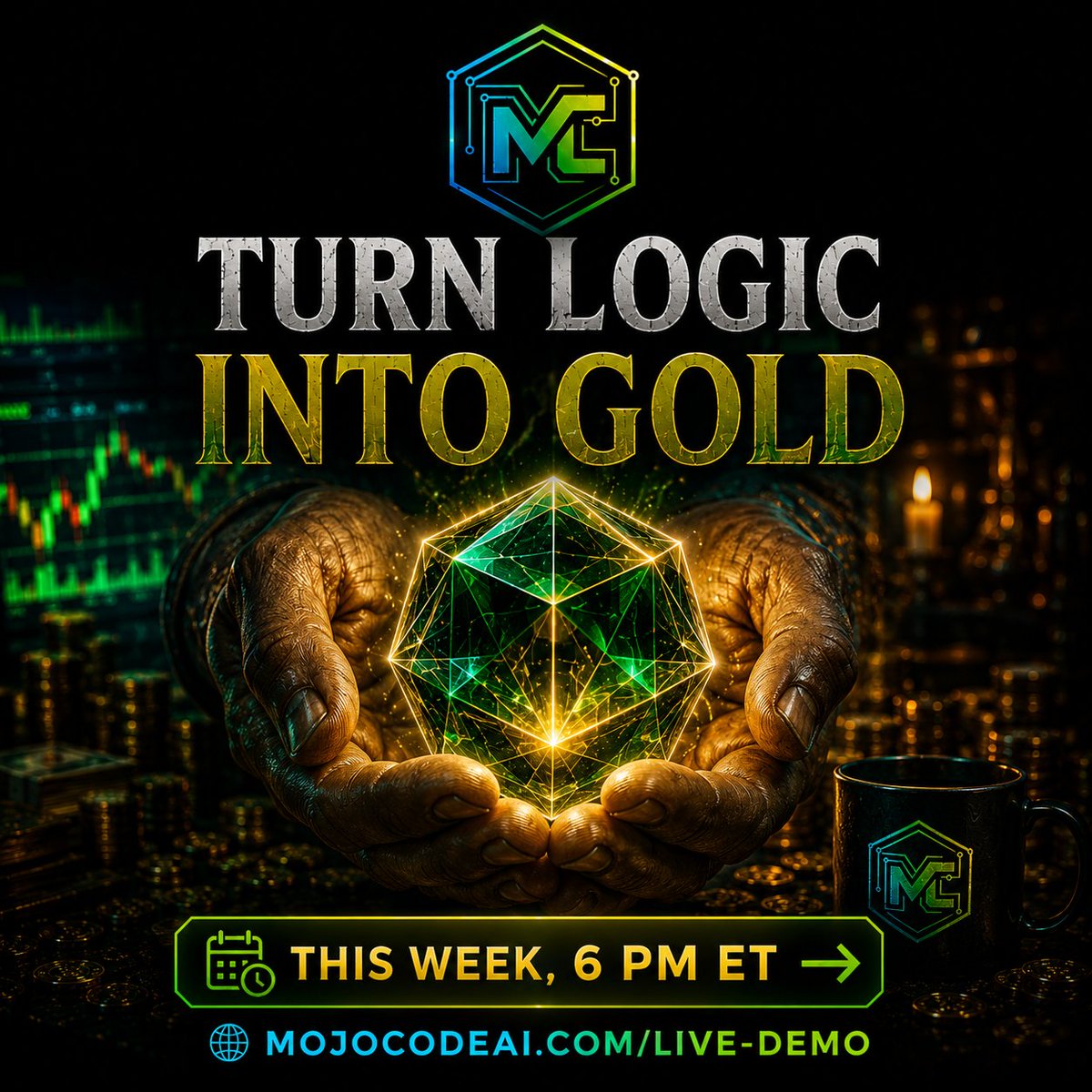 ProTrader_Mike's tweet photo. 🏆 TURN LOGIC INTO GOLD — THIS WEEK, 6PM ET
See the system live this week. Reserve your seat. 🟢
👉 https://t.co/YlRgPRueRo
#LiveWebinar #FuturesTrading #LiveDemo #MojoCode #ProTraderMike #DayTrading https://t.co/cSz6rdsfaQ