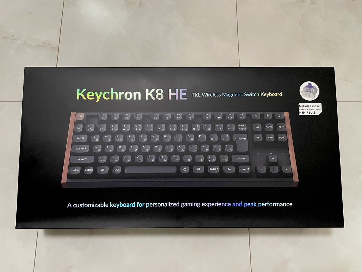 n42_vrc's tweet photo. my new gear…
Realforce 91UBK-S → Keychron K8 HE Special Edition https://t.co/N2Kg16i7EG