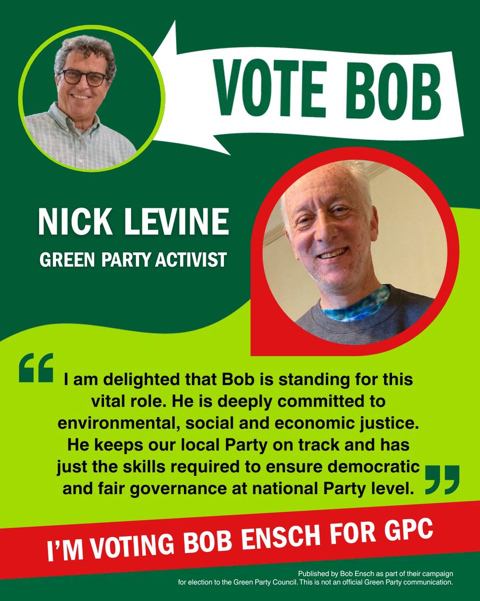 EnschBob's tweet photo. Thanks very much for the endorsement Nick… https://t.co/YHxbflH5Bv