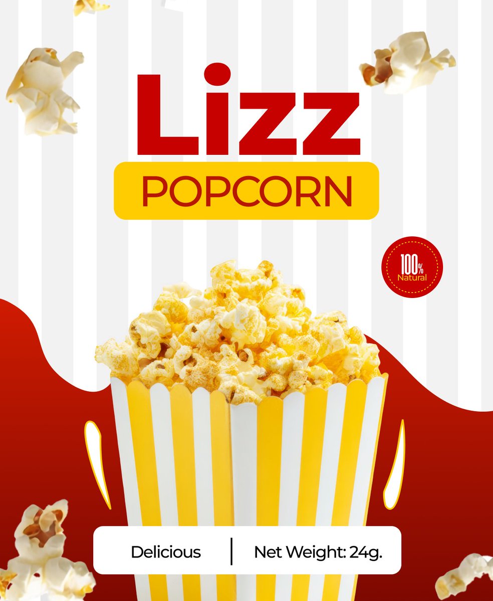 IamAdam_05's tweet photo. LIZZ FOODS is a brand that sells snack products.

Here is their popcorn 🍿 package design that I just completed.

Your package design matters a lot for your product. Let's talk on how you can make your product succeed by good designs. DM. https://t.co/6SXPyH0DIv
