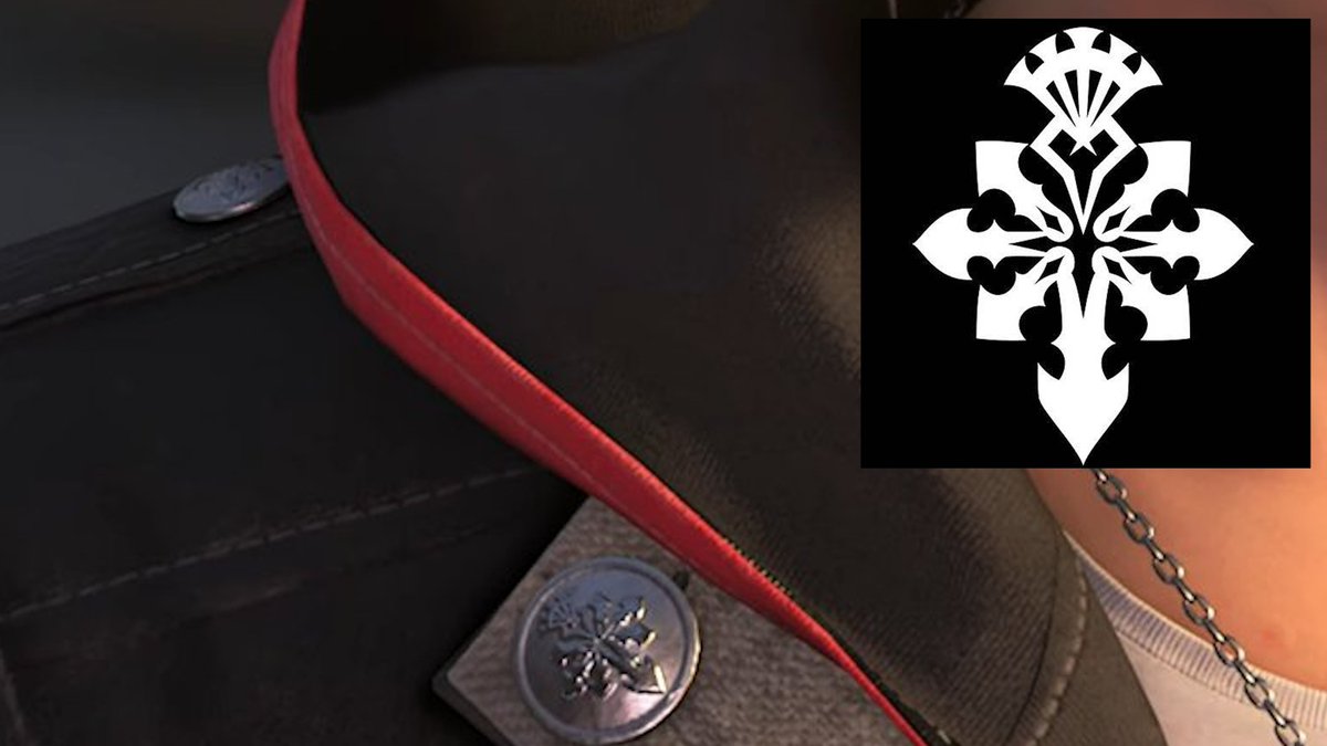thegamersjoint's tweet photo. Sora has the Scala Ad Caelum Dandelion emblem from Missing Link on the buttons of his new Outfit https://t.co/zz7jX4l279