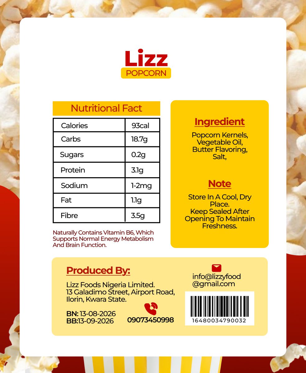 IamAdam_05's tweet photo. LIZZ FOODS is a brand that sells snack products.

Here is their popcorn 🍿 package design that I just completed.

Your package design matters a lot for your product. Let's talk on how you can make your product succeed by good designs. DM. https://t.co/6SXPyH0DIv