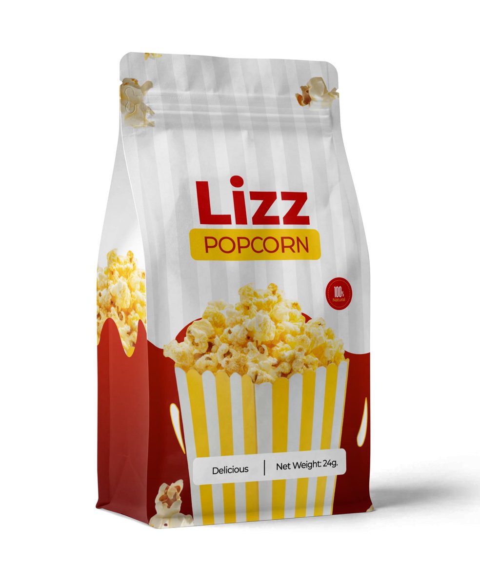 IamAdam_05's tweet photo. LIZZ FOODS is a brand that sells snack products.

Here is their popcorn 🍿 package design that I just completed.

Your package design matters a lot for your product. Let's talk on how you can make your product succeed by good designs. DM. https://t.co/6SXPyH0DIv