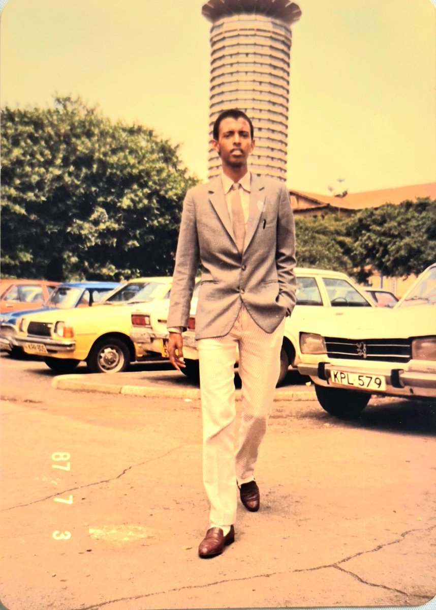mohammedhersi's tweet photo. My 1987 Journey

In 1987, a year after finishing my A Levels, I did something many young Kenyans did back then almost casually. I applied for a bank clerk job at KCB Marsabit @KCBInKenya . I didn't think much of it. I certainly didn't expect that application to travel further than I did.

Those days, I can say it without any doubt, Kenya was an equal opportunity employer. There was a clear move to help and support any young man or woman from Northern Kenya who managed to study. I owe it all to my Dad, who insisted I focus on my studies since he never had that chance himself. May Allah grant him Jannatul Firdaus.

Well, my letter landed instead at KCB Nairobi, and before long I found myself walking into KCB Industrial Area for an interview, surrounded by a room full of other hopeful applicants, all of us in our best borrowed confidence. I still remember that day clearly, 3rd July 1987, because I have the photograph to prove it.

I didn't own a blazer then, so an older cousin lent me his. That photo has sat quietly in my archives for almost forty years, and finding it again recently felt like opening a small time capsule. A few days after the interview, I got the call. Not Marsabit. Mandera. I was to report as a bank clerk in a town I had never set foot in, in a region I had no connection to at all. 

My name may sound like it belongs to North Eastern Kenya, but I had never lived there. My world until that point had been Eastern Province: Marsabit, Isiolo, and long stretches of schooling in Embu and Meru for O Levels, then Siakago and Meru School for A Levels. You see, I am also a cousin through education.

So I booked a bus ticket, spent the night at a lodging called Munawar in Eastleigh, and set off on a journey that took me through Garissa and Wajir before finally reaching Mandera. It took two full days, passing through Mwingi, Bangal (the largest livestock market in East Africa), Garissa, Mado Gashe, Habaswein, Wajir, Kutulo, Wargadud, Elwak, Rhamu, and finally Mandera.

Somewhere along those long, dusty stretches, it hit me properly for the first time just how vast Kenya really is. Growing up, my whole universe had been defined by a handful of schools and towns. This journey stretched that universe wide open.
Mandera, when I arrived, surprised me with its warmth. People were welcoming, and in a twist that feels almost unbelievable now, Somalia at the time was stable, peaceful enough that Mandera traders treated Bula Hawa as their own Dubai of shopping.

Kenya still had tight import restrictions in those days, so it was completely normal for someone back in Nairobi to ask a Mandera-bound friend to bring back a pair of jeans, a Seiko 5 watch, or a Sony double-cassette player. Cross-border trade was thriving, and Mandera sat right at the heart of it.

I spent 18 months there as a bank clerk, learning far more about Kenya, its people, and myself than any classroom could have taught me. Then I did something that, looking back, defined the rest of my career. I took a leap of faith, left the security of permanent employment  and joined Utalii College. @KenyaUtalii

I only managed to get in on my second attempt. It was the most difficult decision of my life, leaving employment to go and study a field I knew nothing about. The only hotel I knew by name then was the Hilton Nairobi, not because I had ever set foot there but through its imposing structure in the heart of the city.

That decision set me on the path into hospitality and tourism, a path I have walked for over three decades since but it all started with a misdirected application, a borrowed blazer, and a long bus ride through a country I was only just beginning to understand.

As always, I choose to remain an optimist.
Alhamdulillah.

MH