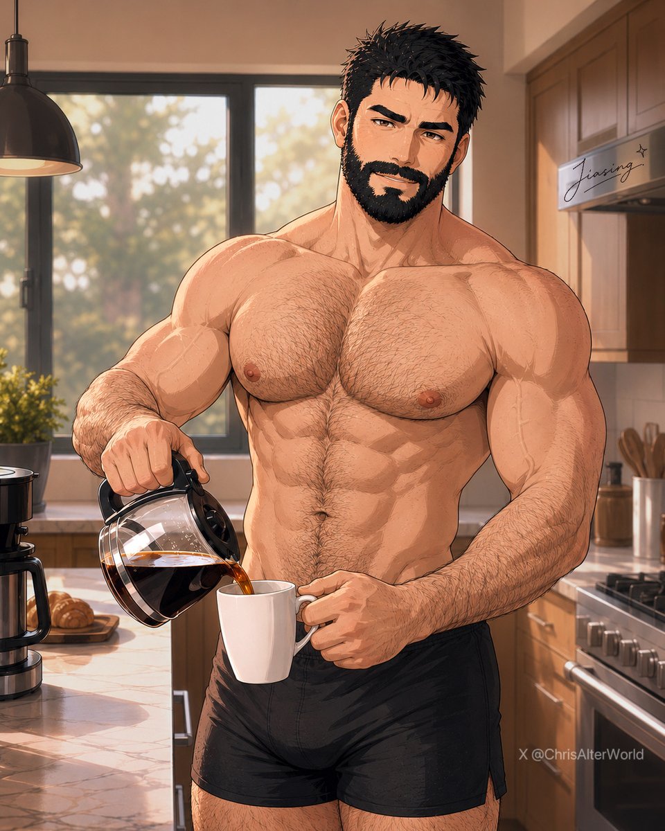 ChrisAlterWorld's tweet photo. Morning. Coffee? You look like you need it. ☕😏
Chris Redfield #ChrisRedfield in Alter Kitchen: Coffee First. ☕ https://t.co/sCFCzv4TpB