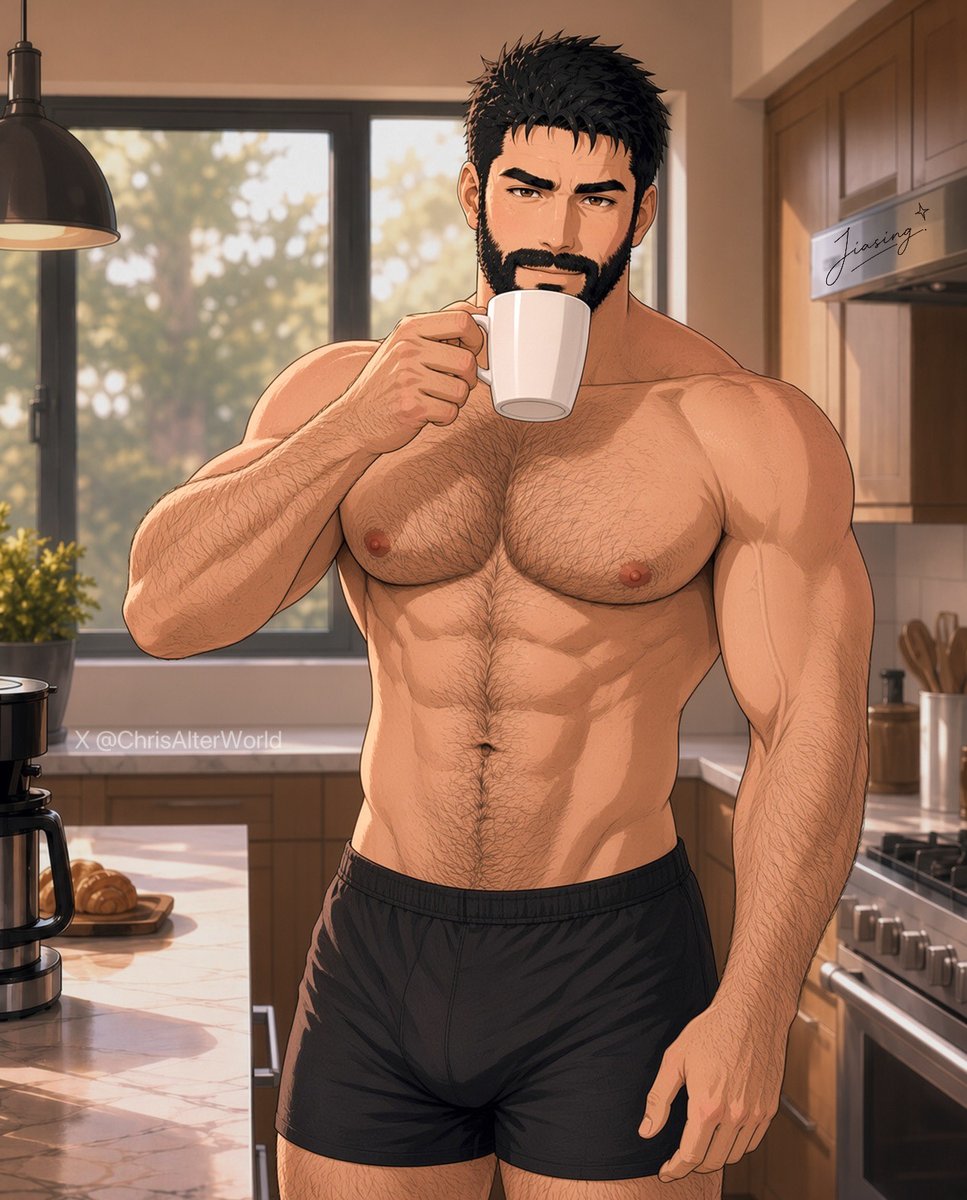ChrisAlterWorld's tweet photo. Morning. Coffee? You look like you need it. ☕😏
Chris Redfield #ChrisRedfield in Alter Kitchen: Coffee First. ☕ https://t.co/sCFCzv4TpB
