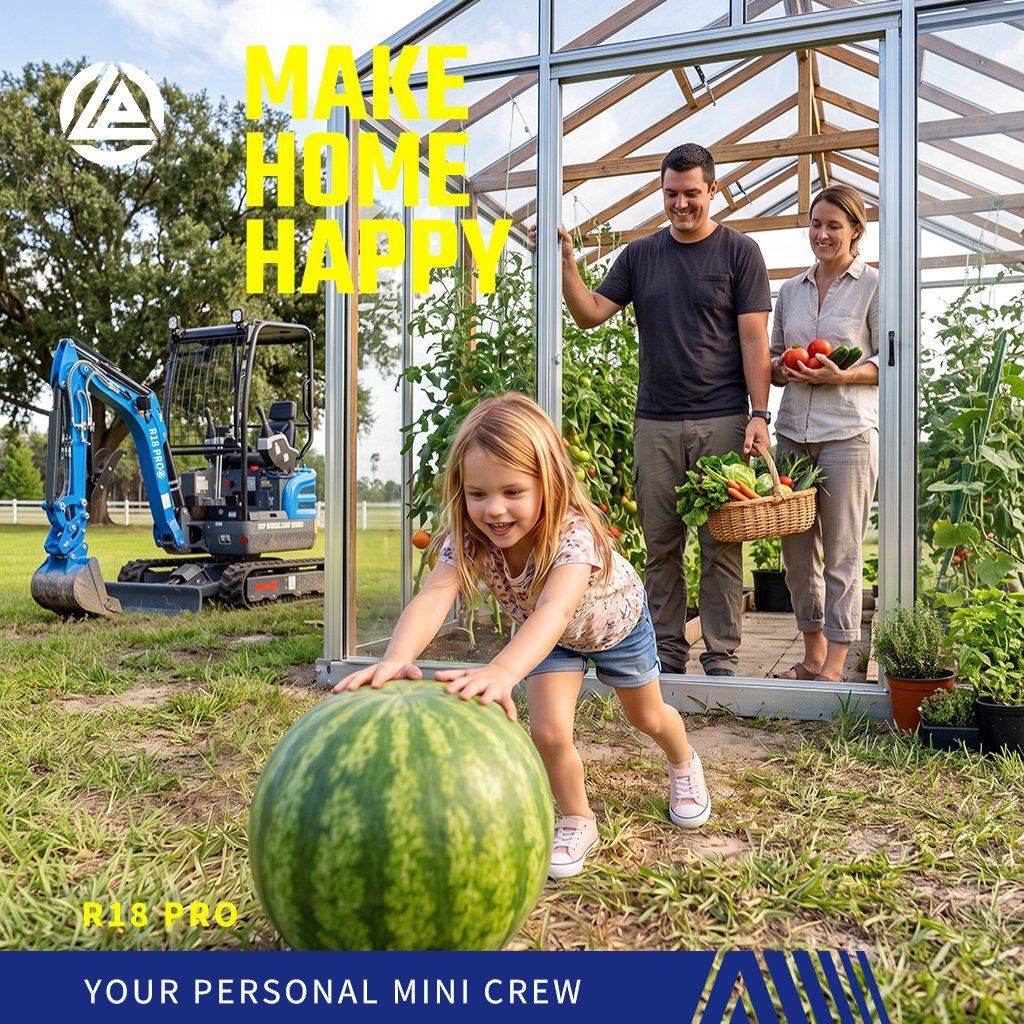 RippaMachinery's tweet photo. A greenhouse starts with more than seeds. 🌱

🕳 Drill the holes
🏗 Move the frame
🏡 Build the structure
🍅 Enjoy the harvest
RIPPA R18 PRO helps turn the work into something the whole family can enjoy.
Make Home Happy.
#RIPPA #R18PRO #Greenhouse https://t.co/ex1xd4hclk