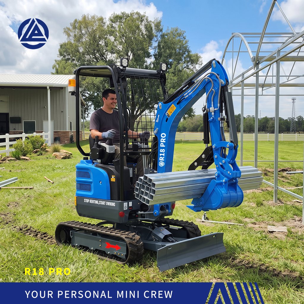 RippaMachinery's tweet photo. A greenhouse starts with more than seeds. 🌱

🕳 Drill the holes
🏗 Move the frame
🏡 Build the structure
🍅 Enjoy the harvest
RIPPA R18 PRO helps turn the work into something the whole family can enjoy.
Make Home Happy.
#RIPPA #R18PRO #Greenhouse https://t.co/ex1xd4hclk