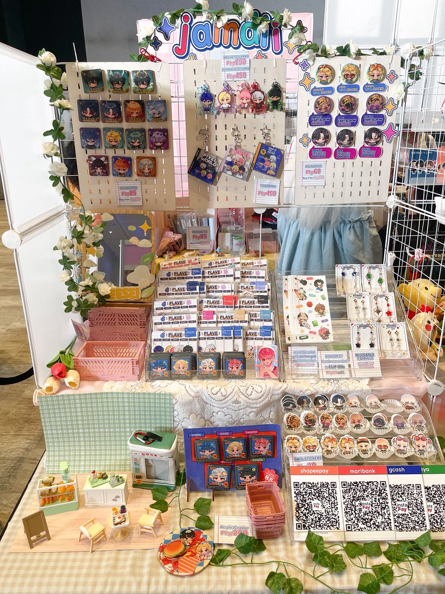 jamdii's tweet photo. My table at #OshiCon2026 !!! 🥰🫶🌝 https://t.co/zHdFnBsil5