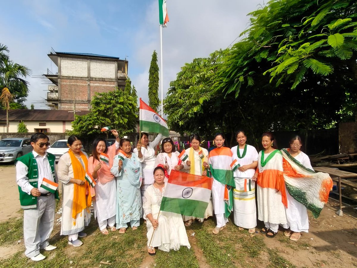 kena_dambom's tweet photo. 80th Independence day of India 🇮🇳 https://t.co/foVGGxkgby