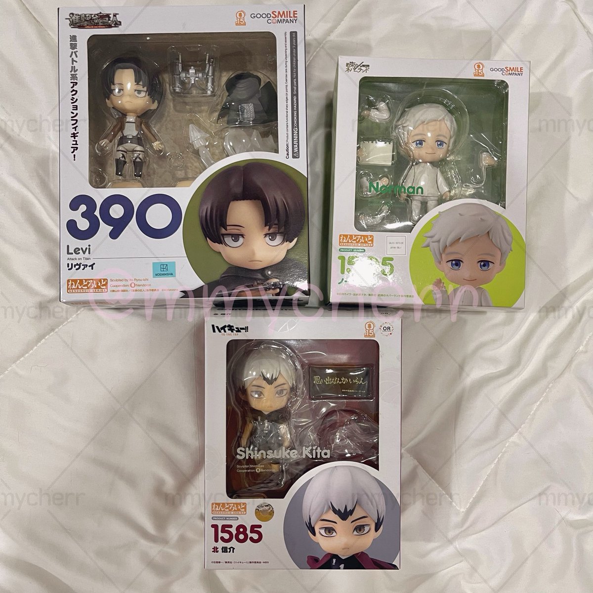 mmycherr's tweet photo. พร้อมส่ง
Nendoroid ด๋อย

— มือ 1 1585 Kita คิตะ 1,100
— มือ 2 390 Levi รีไวล์ 1,000
— มือ 2 1505 Norman นอร์แมน 1,000

📦 รวมส่ง flash
🎀 dm ภาพเพิ่มเติมได้ค่ะ
🙏🏻 ไม่รับจอง,พร้อมโอนเท่านั้น

#ตลาดนัดไททัน #ตลาดนัดAOT #ตลาดนัดด๋อย #ตลาดนัดNendoroid #ตลาดนัดhaikyuu #ตลาดนัดTPN https://t.co/BojluvYwZF