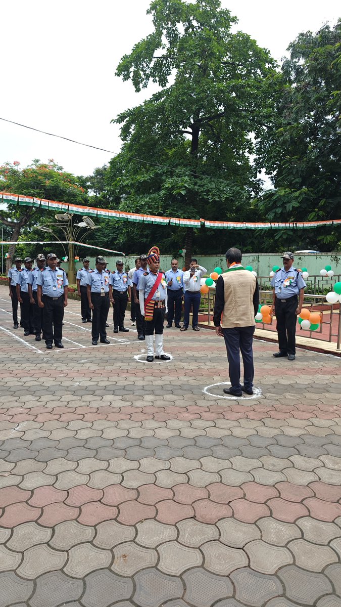 GridcoOdisha's tweet photo. 🇮🇳 GRIDCO celebrates 80th Independence Day! 🇮🇳

GRIDCO Limited marked Independence Day with patriotic fervour at its office premises. The National Flag was hoisted by Dr. Satyapriya Rath, IAS, MD, GRIDCO, in the presence of Directors and officials. #VandeMataram #IndependenceDay https://t.co/yCrtcS2Xkd