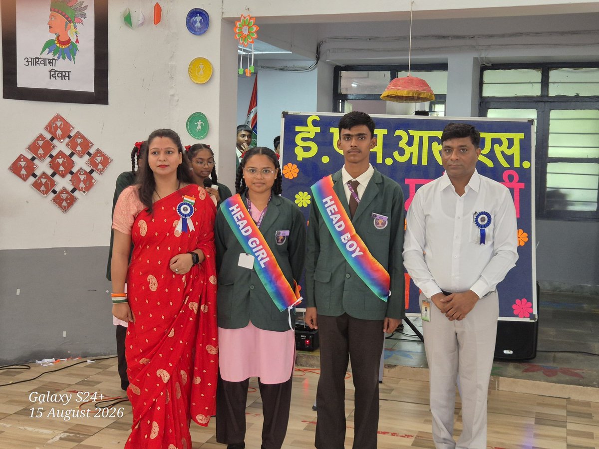 emrsmandvi's tweet photo. 🇮🇳 EMRS Mandvi proudly celebrated Independence Day 2026 with patriotic spirit, along with a dignified Investiture Ceremony honouring student leadership and responsibility. 🇮🇳
@NESTSHQ @rashtrapatibhvn @gstesgnr 
#IndependenceDay #InvestitureCeremony #AzadiKaAmritMahotsav https://t.co/hzHE4rt22E