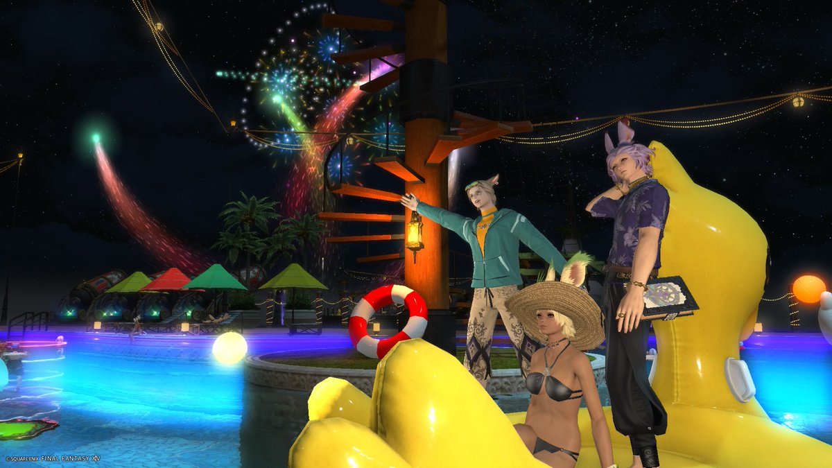 under_water_136's tweet photo. いまファイナルファンタジー14をはじめるとナイトプールで遊ぶことができます いかがですか https://t.co/0Ua0H4snOt
