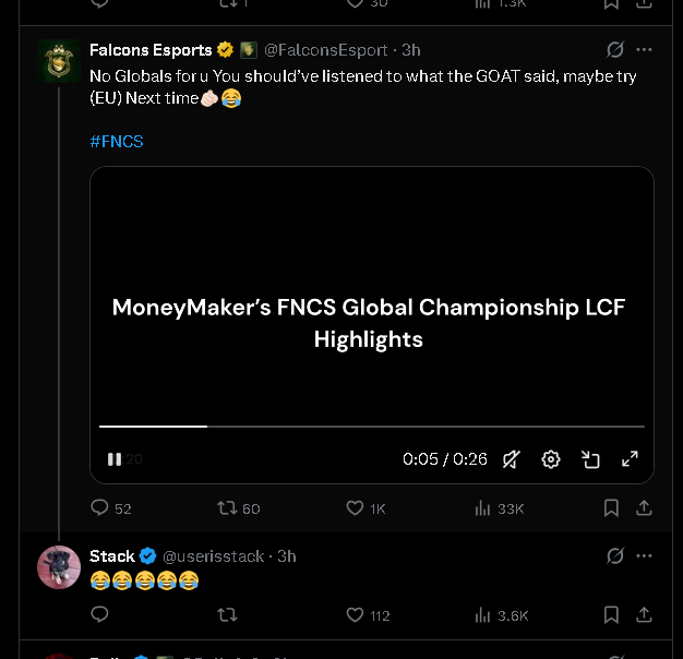 Fortnitefiles3's tweet photo. @userisstack I Love you bro but this need to stop or cool down 😑🙏�� https://t.co/1yRIKlRvPq