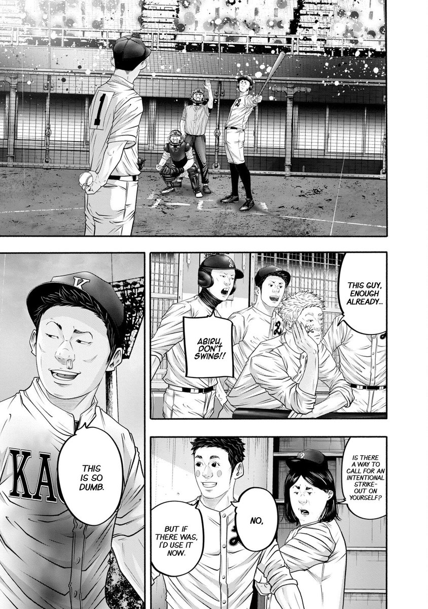 DavyDUsopp's tweet photo. 1-0, Top of the fourth, no outs with bases loaded
Give me Abiru Yuuki (courage)
#USOSTUDIES https://t.co/T1FU7fq56r