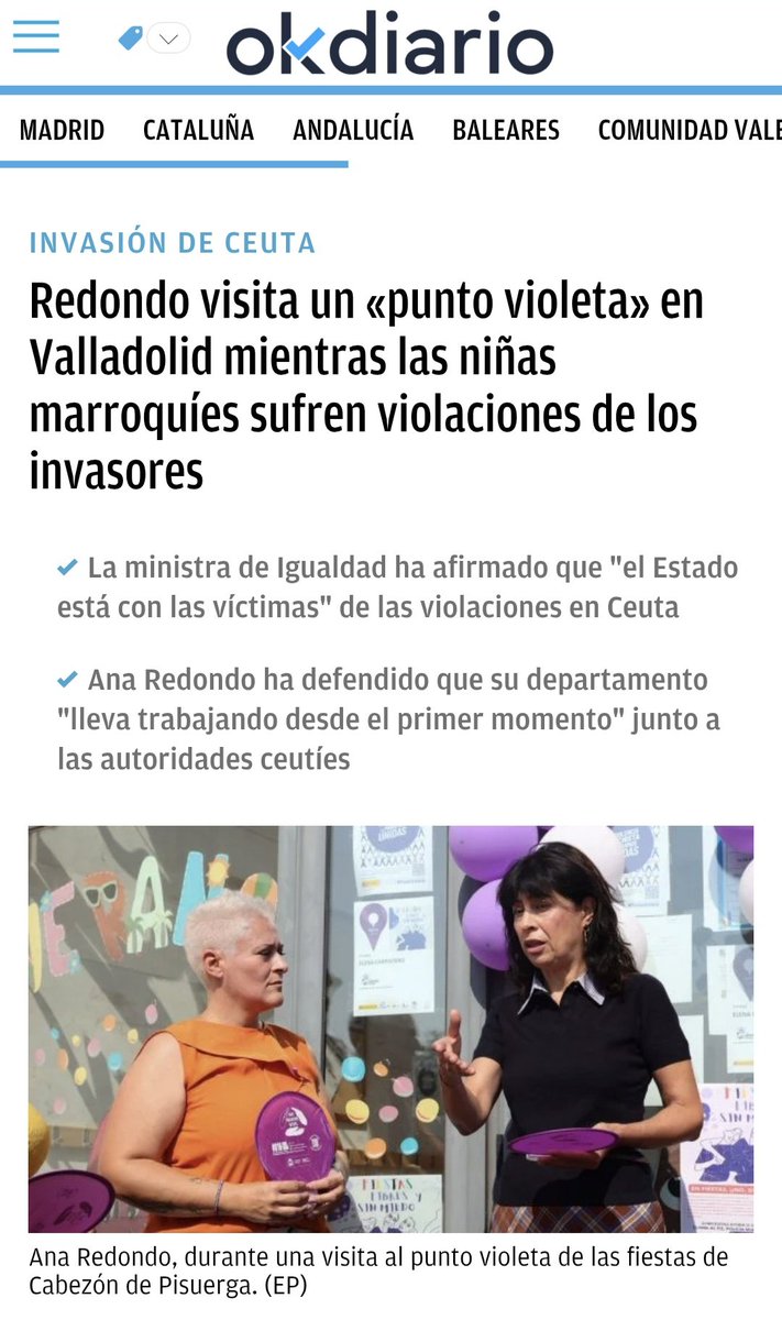 ALDONZA1966's tweet photo. ¿ Ha quedado claro ya para qué sirve el ministerio y los puntos violeta ? Para el postureo https://t.co/AVyWDVyUxb