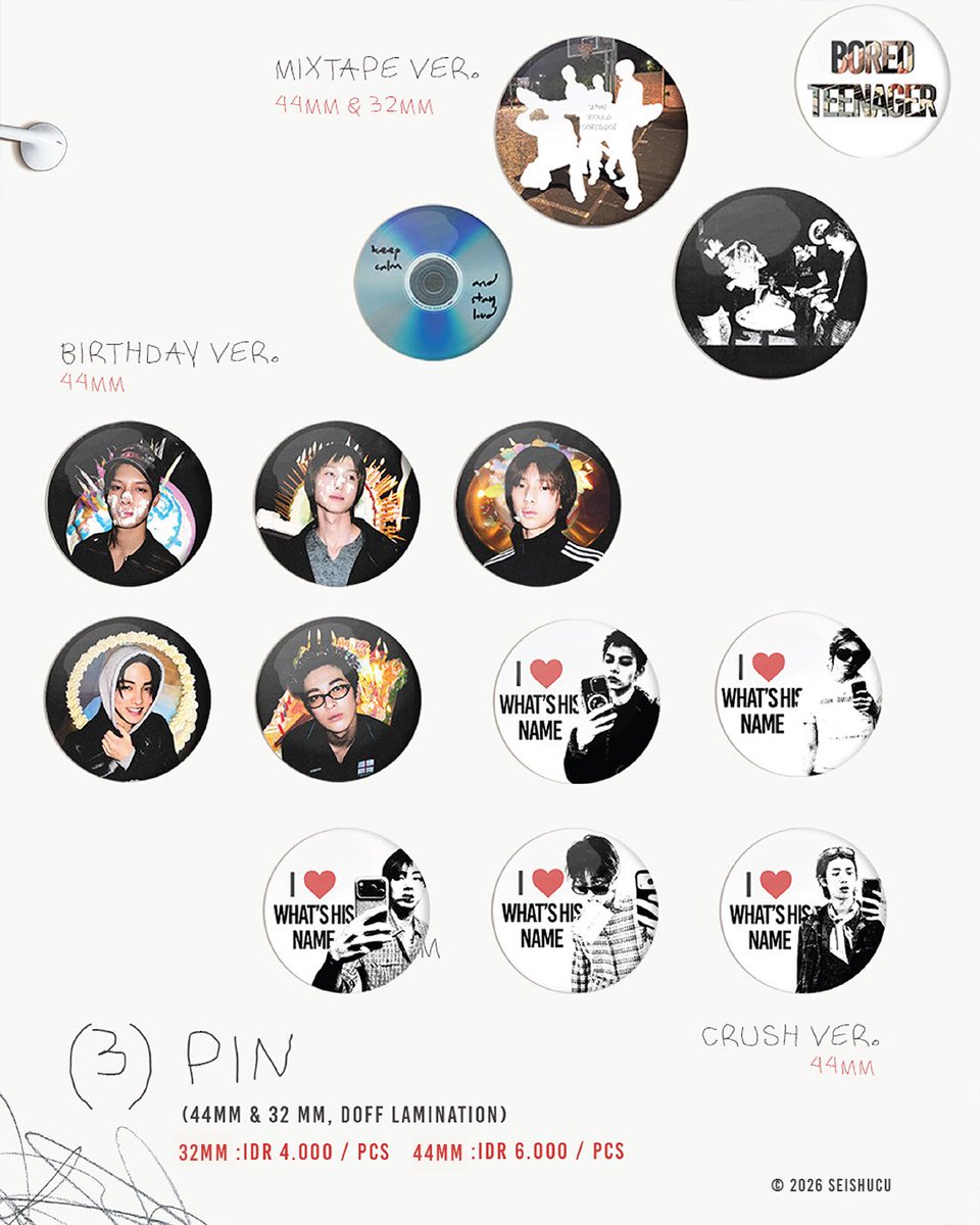 Seishucu's tweet photo. 📢 the wait is over, let me present:
KEEP CALM AND STAY LOUD 💥

🏷️ IDR. 4k – 47k
📅 PO period: 15 – 23 August 2026
🔗 form PO
https://t.co/dbDUsa1R86
or click link on bio

likes &amp; reshares are very appreciated🕺🏻

see you at the next track. 🎸 https://t.co/OBiz6alXR7