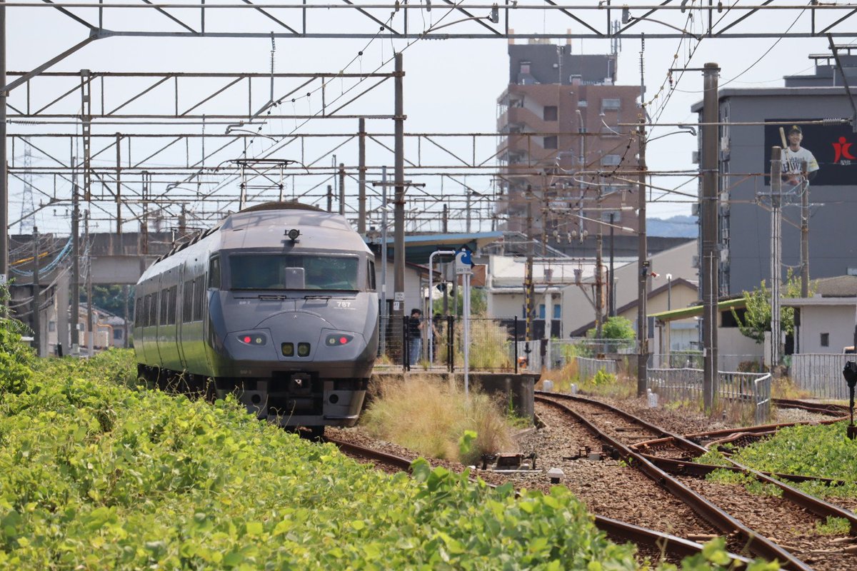 jikko680687's tweet photo. 【今日の787系】2026/8/15(Sat)
5005M特急にちりんシーガイア5号 博多7:31発 宮崎空港行き(宮崎空港13:19着)
787系 BM2編成(本ミフ)
※上り普通列車遅れで坂ノ市駅で運転停車しました(通常は通過)
#787系 #BM2 #南福岡車両区 #JR九州 #日豊本線 #大在駅 #坂ノ市駅 https://t.co/7XFSDflR3x