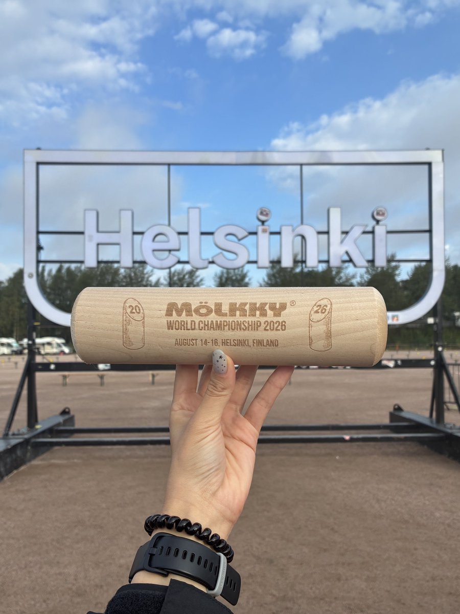 pakicharuko's tweet photo. モルック世界大会in Helsinki 2日目！🇫🇮 https://t.co/iWEDN5LnoP