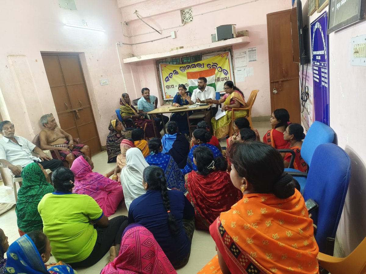 BDO_Balianta's tweet photo. Gram Sabhas held across different GPs under Balianta Block with active participation of villagers and elected representatives. #GramSabha #BaliantaBlock @DMKhordha @PRDeptOdisha @CMO_Odisha https://t.co/bx8AHBDhYp