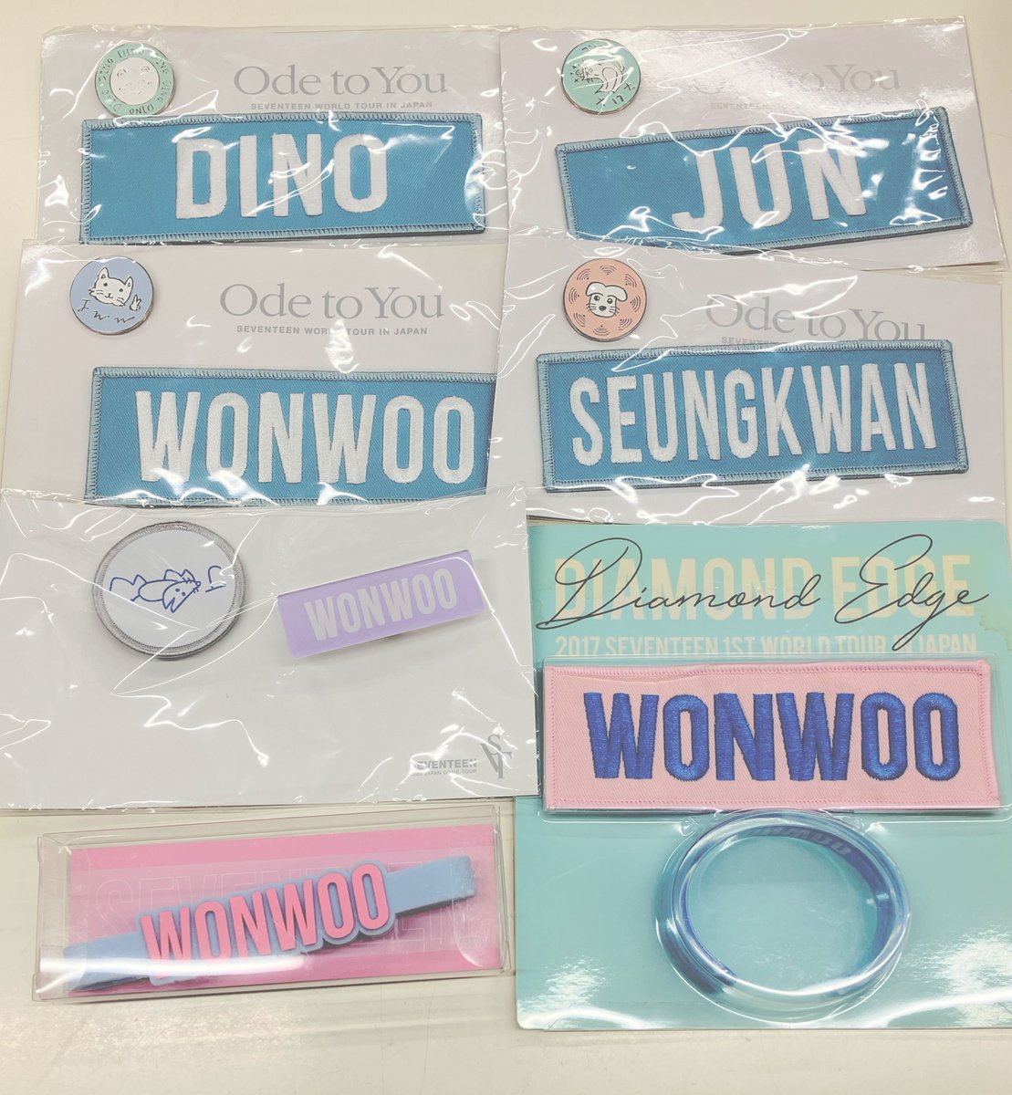 入荷情報 】 #SEVENTEEN SEVENTEEN/ネームワッペン、ボンボンイ