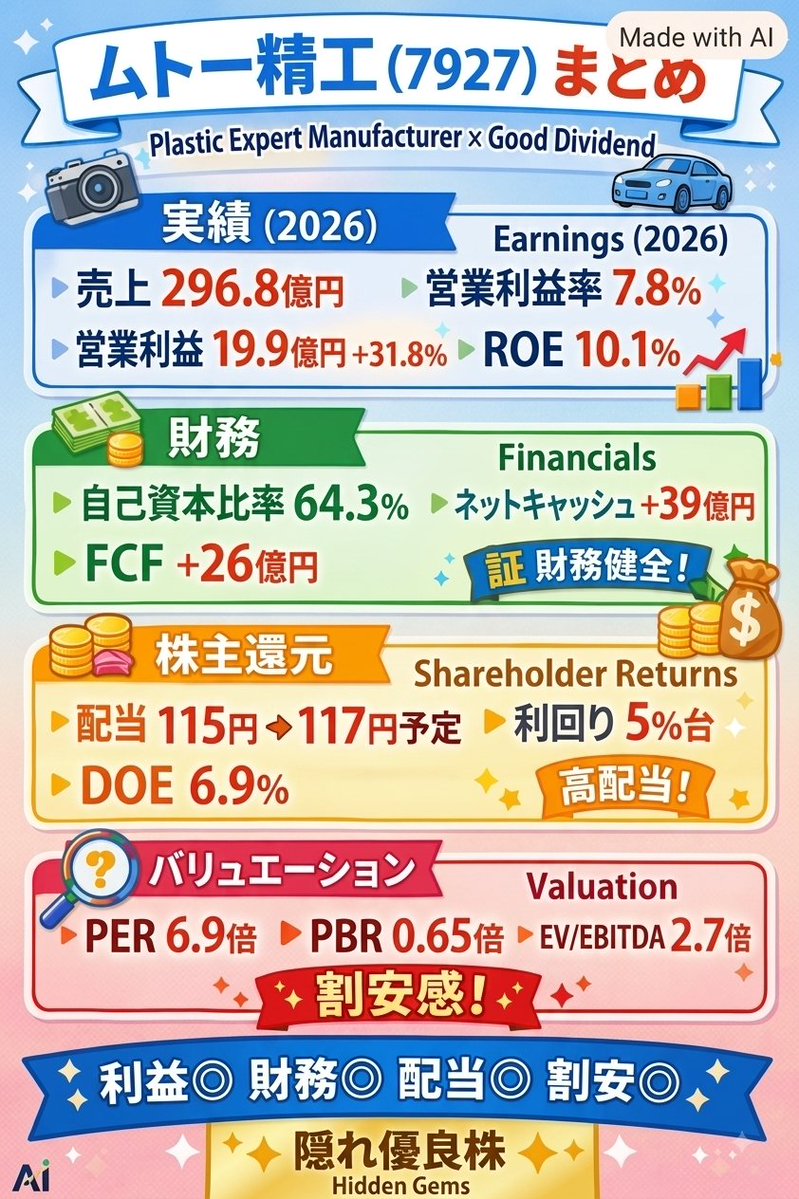 masama214's tweet photo. AIで持ち株
画像作ってみた✨
気まぐれです。

免責事項: 本ポストおよび画像は個人の分析・情報整理を目的としたものであり、特定の銘柄の売買を推奨・勧誘するものではありません。投資の最終決定はご自身の判断で行ってください。 https://t.co/Yv5dC53Ftx