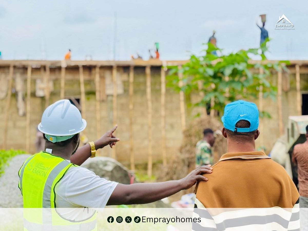emprayohomes's tweet photo. Our dedicated team continues to put in the work, expertise, and commitment required to bring every project from vision to reality.
   
From planning and supervision to the hands-on work at the construction site.

At Emprayo Homes &amp; Properties, every hand contribute to big thing https://t.co/LbN05lI9GU