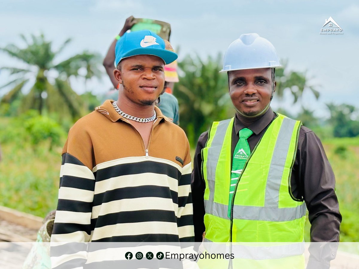 emprayohomes's tweet photo. Our dedicated team continues to put in the work, expertise, and commitment required to bring every project from vision to reality.
   
From planning and supervision to the hands-on work at the construction site.

At Emprayo Homes &amp; Properties, every hand contribute to big thing https://t.co/LbN05lI9GU