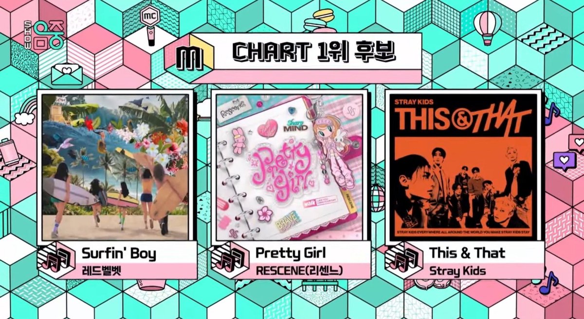 rvelites's tweet photo. 🚨 🚨🚨🚨🚨🚨🚨🚨🚨 
Luvies!!! Red Velvet's Surfin' Boy is nominated for today's Music Core!! Prepare your live voting tickets for both Mubeat and Muniverse!

We need to win both Mubeat and Muniverse! Let's try and get another win for Red Velvet!
🩷💛🩵💚💜 https://t.co/9A53lC5R8m