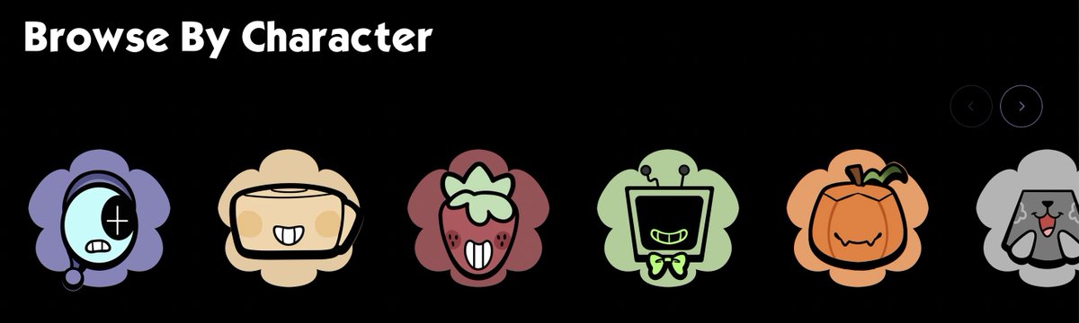 bluemaskedclad's tweet photo. i just noticed, if you go on dandys world merch website, there's an option to browse by character, but bassie isn't on here.. https://t.co/cxgvEQrcmU