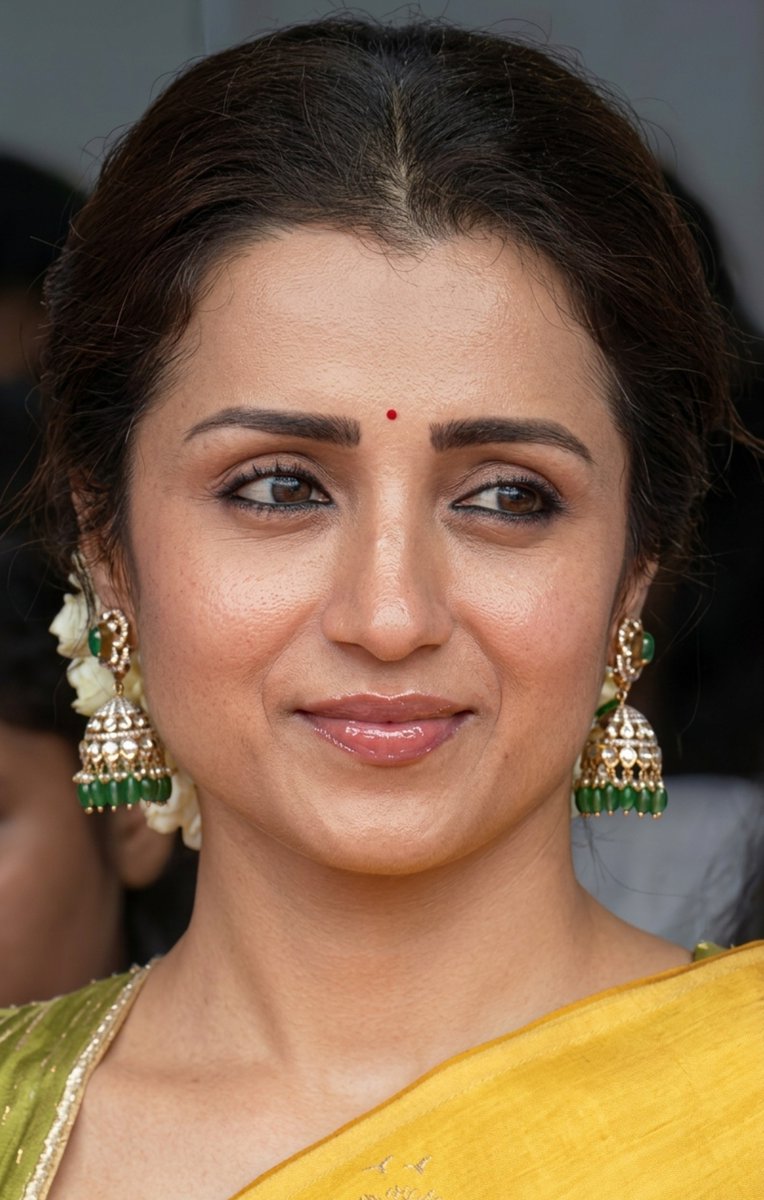 TrendCulture_X's tweet photo. Trisha Krishnan Same role same look

In Thug Life                                In Real Life https://t.co/U1gnW8Ypvb