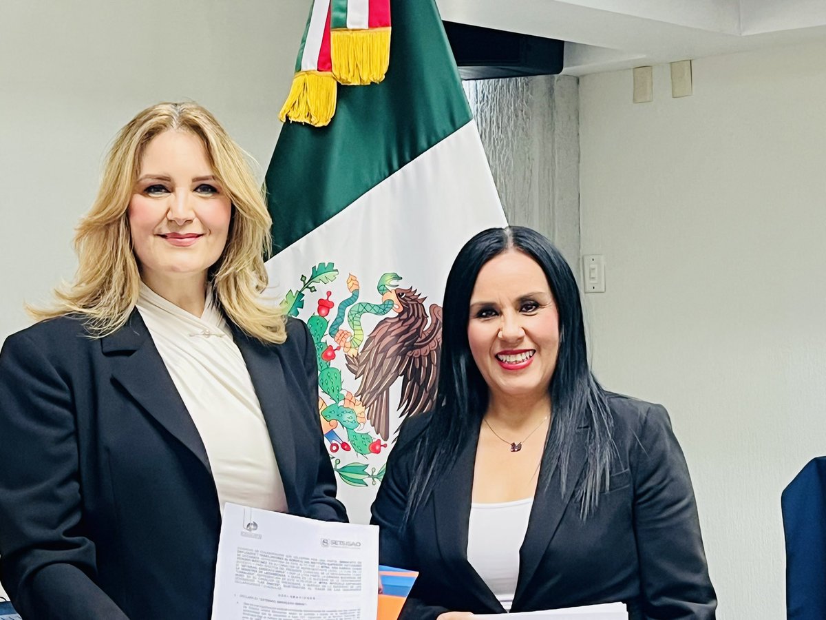 marcesmuro's tweet photo. Un gusto poder firmar convenio de Colaboración entre CANALAVA y SETSISAO (SINDICATO UNIVA), fortaleciendo los vínculos y generando nuevas oportunidades de colaboración.✍🏻

Agradecemos a la secretaria general Karina Cosío-Vidaurri por la confianza y por sumarse a esta alianza. https://t.co/tc9CTxQWiT