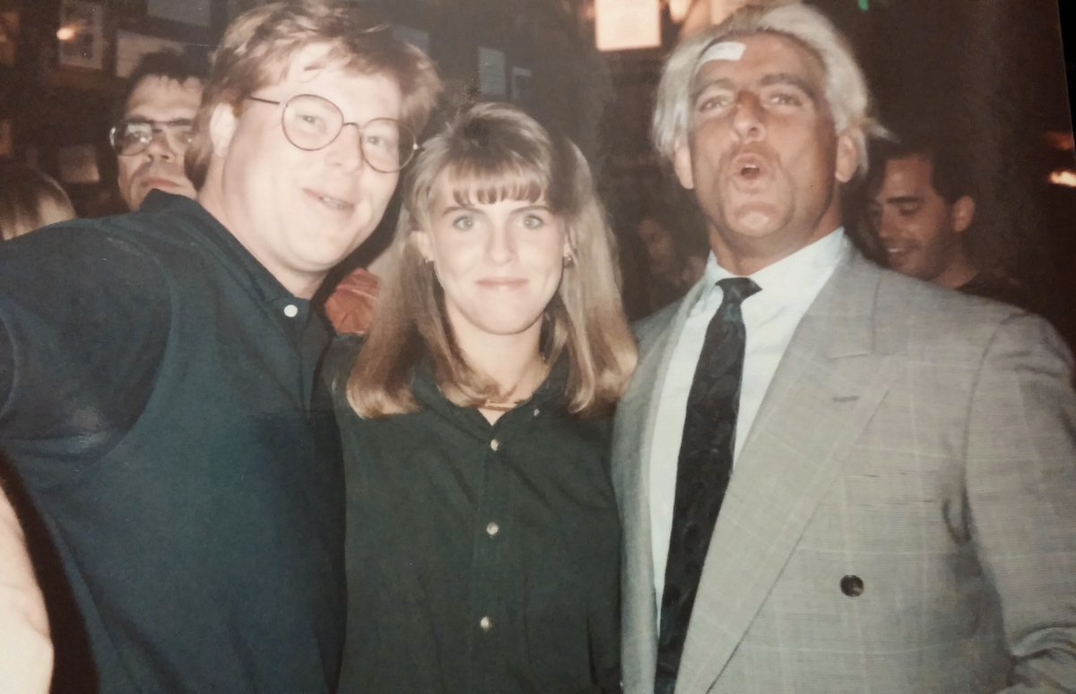 LeadCashierBill's tweet photo. @HeyHeyItsConrad @Heritage_Sport @PrichardShow @RicFlairNatrBoy Years ago,  Runyon's Saloon in Minneapolis. https://t.co/5b8fsIyAYx