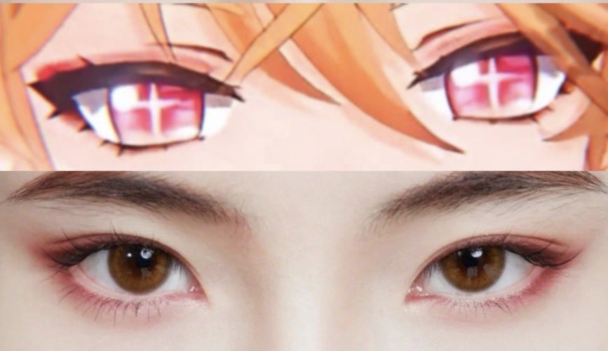 akanegel's tweet photo. i noticed akane has red eyeshadow

 (= ⩊ =) https://t.co/UdU00WiggP