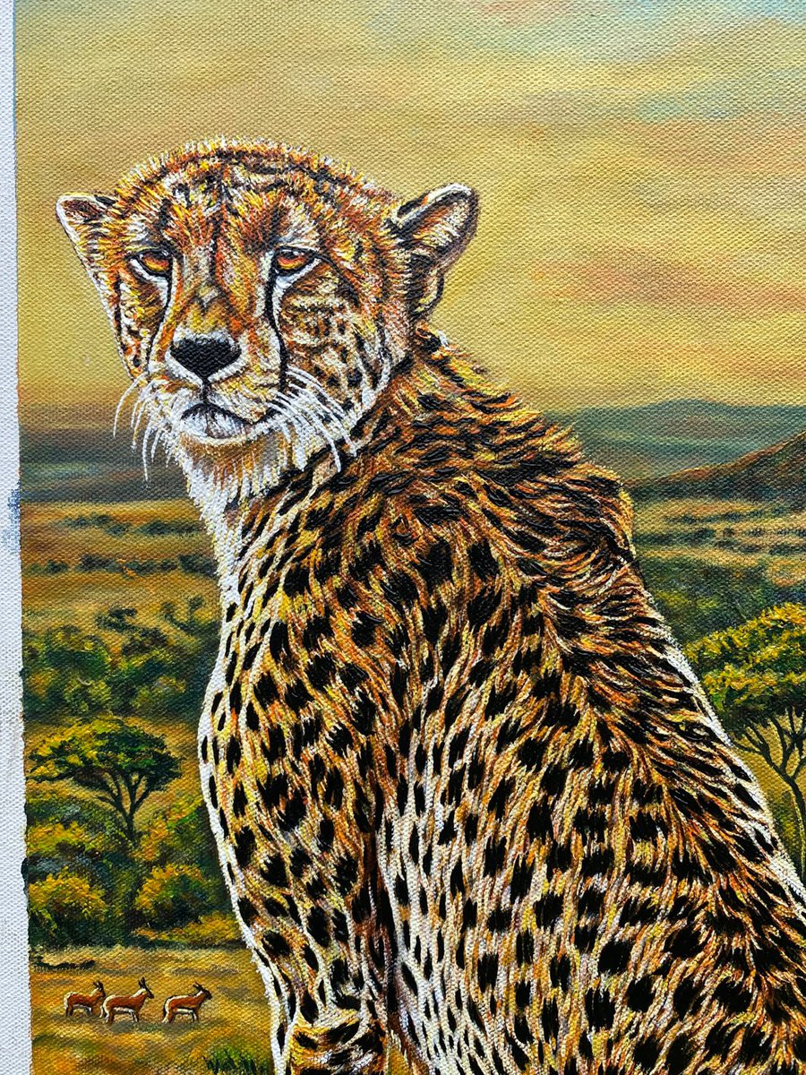 TamangYanjun's tweet photo. Acrylic painting on canvas 🎨🖌️🖌️ 
Size: 15×22 https://t.co/tngnZt3Zo3
