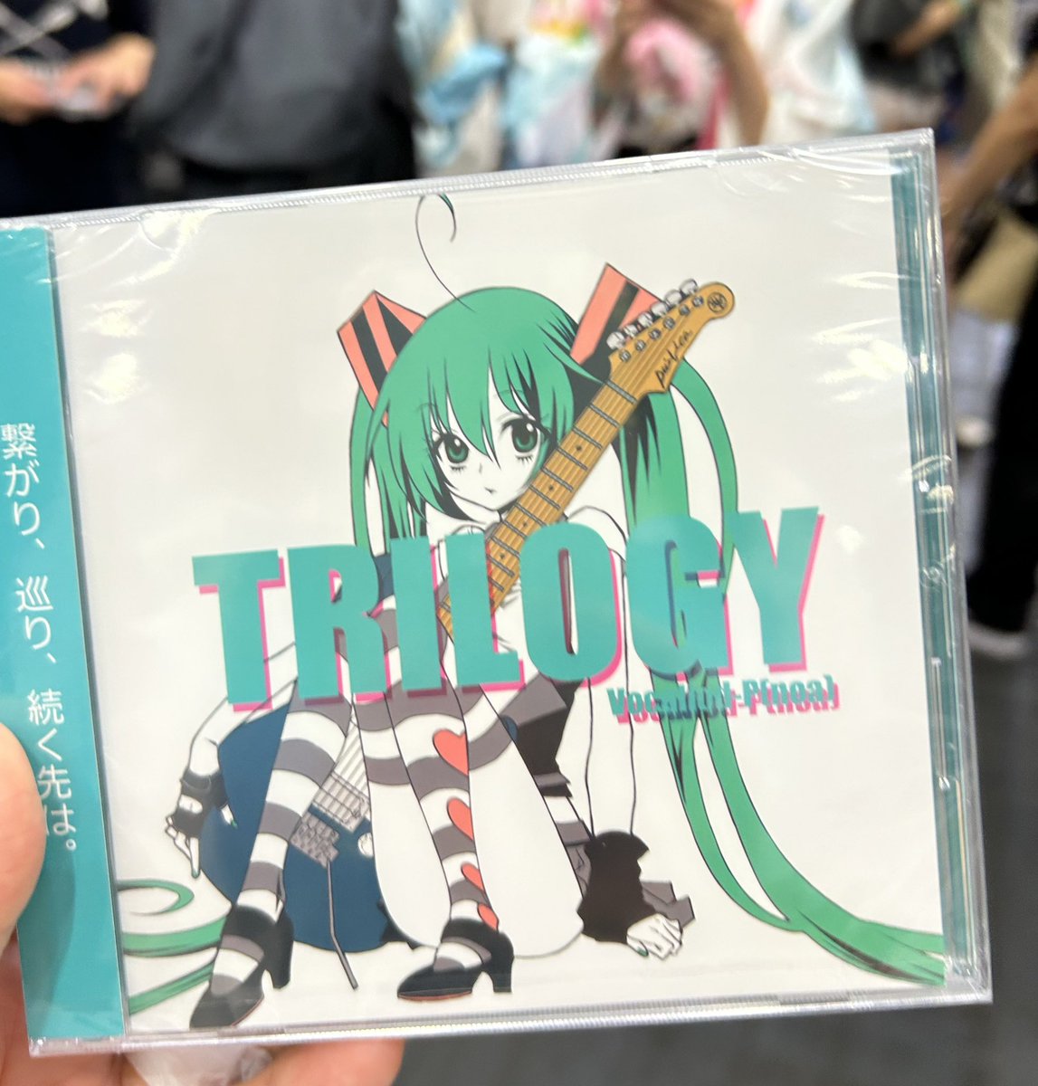 reikon's tweet photo. クリエイターズマーケットで初めてCDを買ったー！去年のマジミラ以来ずっと聴かせてもらったお礼を伝えられてよかった。大事に聴きまーす！@vocaliod_P 

#マジカルミライ2026 https://t.co/G6SY8UlFTB