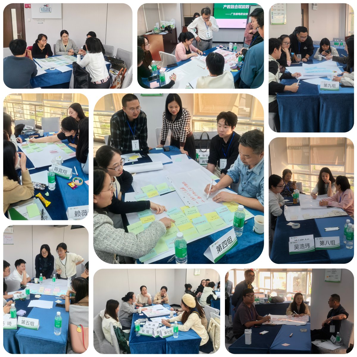 coleenbushell's tweet photo. Teamwork makes the dream work! Check out our group project brainstorming session - bouncing ideas, solving problems, and crushing goals together ， https://t.co/vfVi4AHFSs