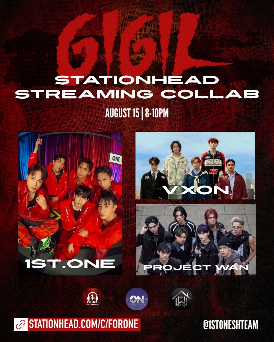 1stOneSHTeam's tweet photo. STREAMING COLLAB w/ @vxonradio &amp; @HOWsVT 🔥

𝑼𝒀! FOR ONE, 𝑯𝒂𝒍𝒊𝒌𝒂 𝒏𝒂't samahan kami sa Stationhead together with VIXIES and HOWs! 𝑷𝑹𝑬𝑻𝑻𝒀 𝑷𝑳𝑬𝑨𝑺𝑬 🥺

AUGUST 15 | 8-10PM 
https://t.co/3NGovT5I3R 

GIGIL ALBUM OUT NOW
@1stoneOfficial #1stOne #1stOne_GIGIL https://t.co/ETdX3TdBuX