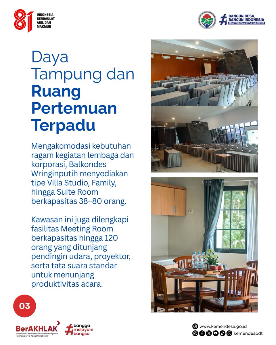 kemendespdt's tweet photo. Balkondes Wringinputih, Magelang, menjadi contoh bagaimana potensi lokal dapat dikelola menjadi destinasi wisata sekaligus penggerak ekonomi masyarakat. https://t.co/Nbx2WGyqH1