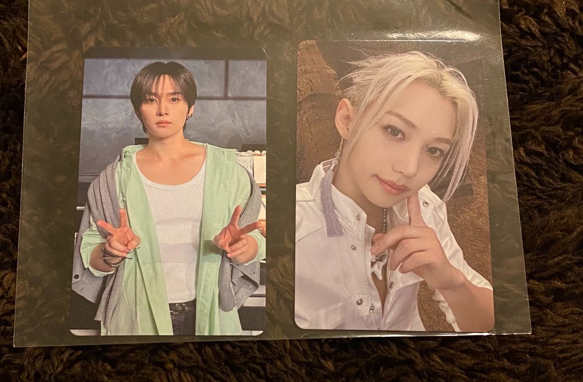 __chaocha2_'s tweet photo. 【交換】 straykids スキズ THIS&amp;THAT HMV 特典 トレカ 同種 異種

«譲»🐰 リノ 🐥 フィリックス

«求» HMVラキドロX 🐺 バンチャン 🐖🐇チャンビン

⚠️一部異種交換となります

なるべく纏めて交換いただける方を優先的に探しているため、返信にお時間いただきます。予めご了承ください。 https://t.co/DRPOO0G5Ze