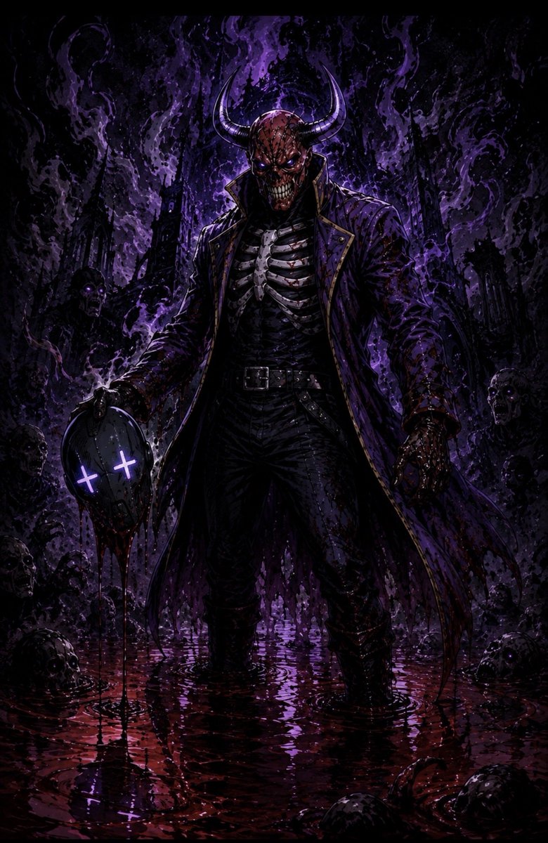 thevirgilius1's tweet photo. Every evil has a face. Behind his mask lives something far worse. Caligula, the Horned Phantasm.
@ForgottenRunes https://t.co/vjDmmsEc1P