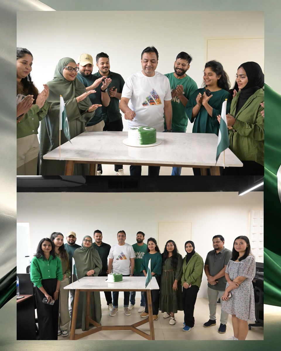 Boonstay's tweet photo. Yesterday, our team marked Pakistan's Independence Day together a reminder that culture and community are as much a part of our workplace as the work itself.  #boonstay #pakistanindependenceday #teamoonstay #workplaceculture https://t.co/C9ij1TpwZf