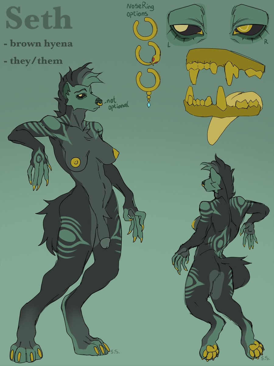 SethYeen's tweet photo. Finished Seth’s reference 
Nsfw and sfw 

#furry https://t.co/SkOc84tt0z